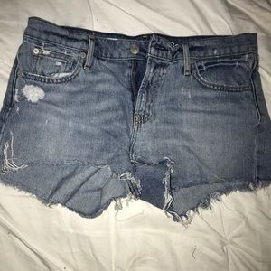 Denim shorts